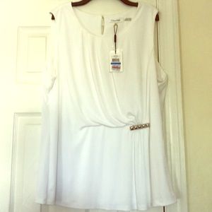 Calvin Klein sleeveless blouse